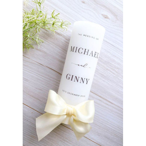 Chic Wedding Candles