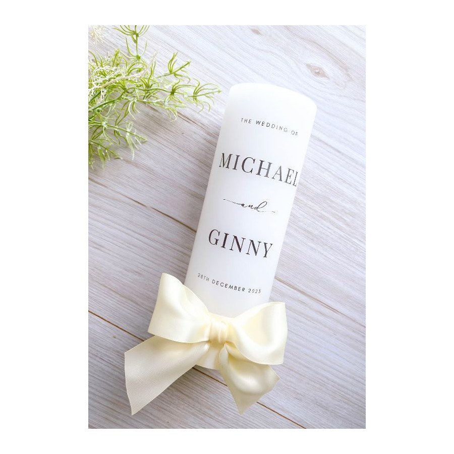 Chic Wedding Candles